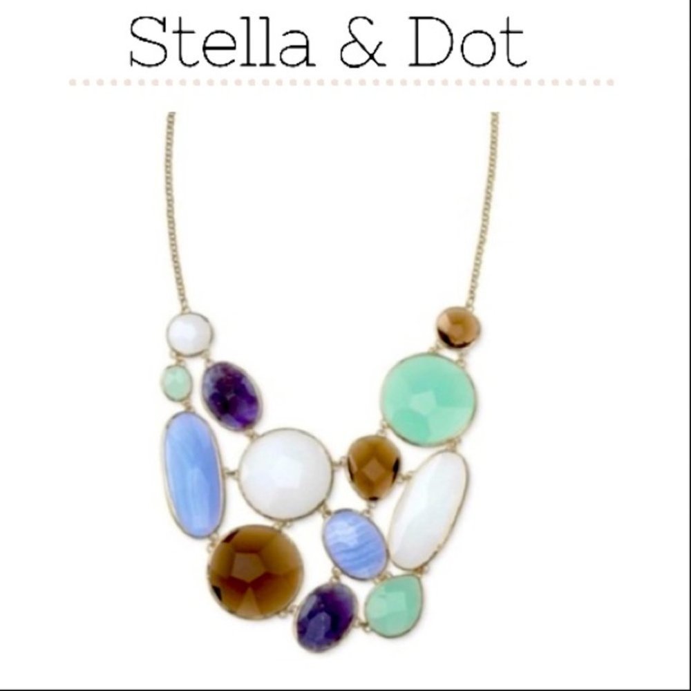 Stella & Dot Oasis Bib Necklace - Picture 2 of 6